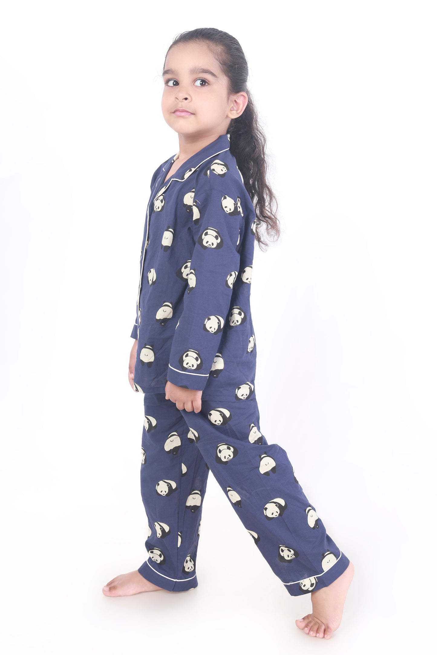 Blue Panda kids cotton shirt pajama nightsuit