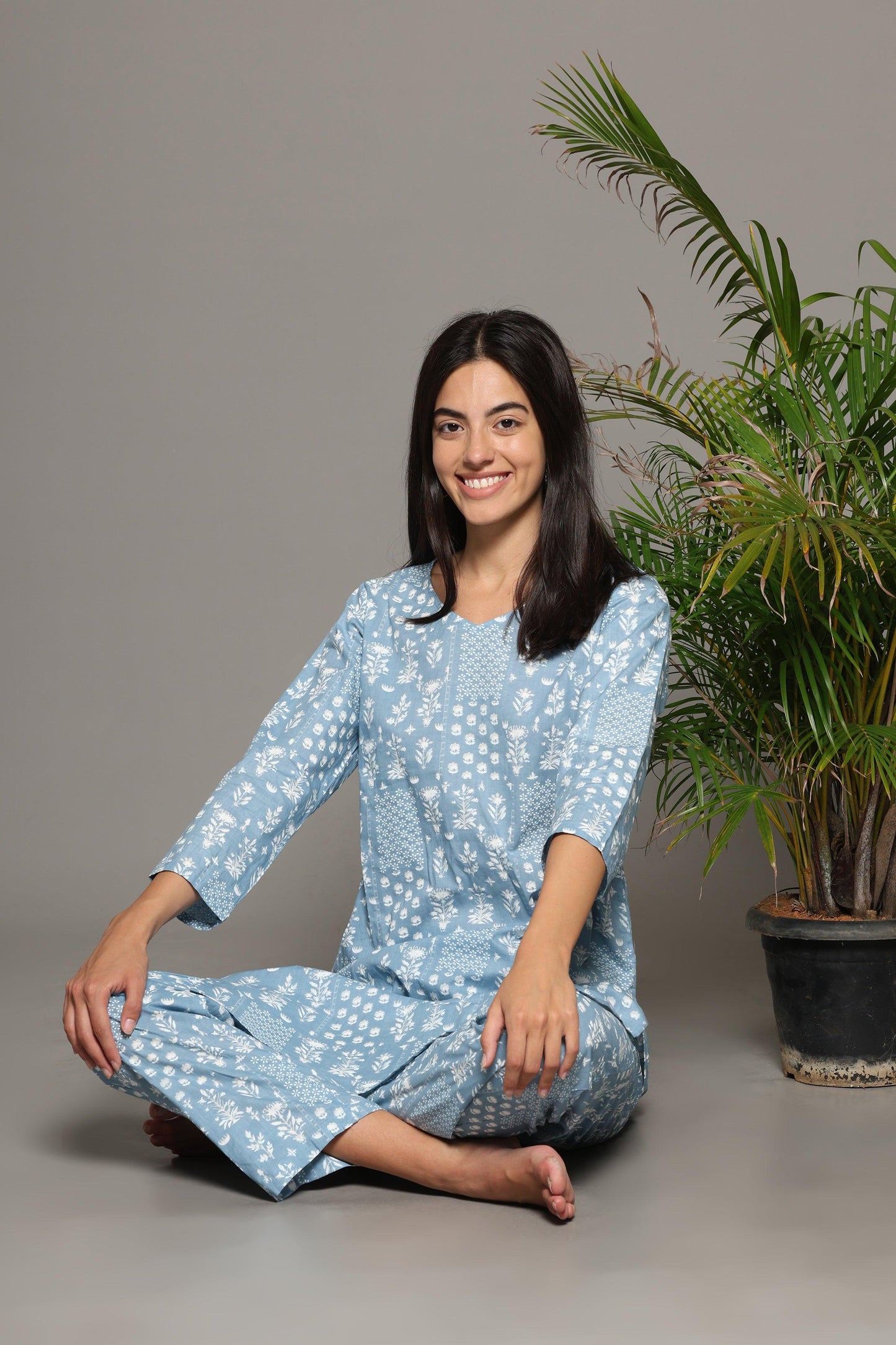 Bellerose Long Kurta Co-Ord Set - BREATH:ABLES
