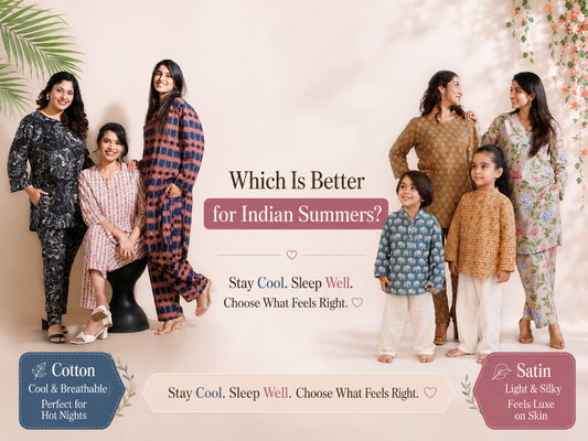 Cotton vs Satin Nightwear: Which Is Better for Indian Summers?