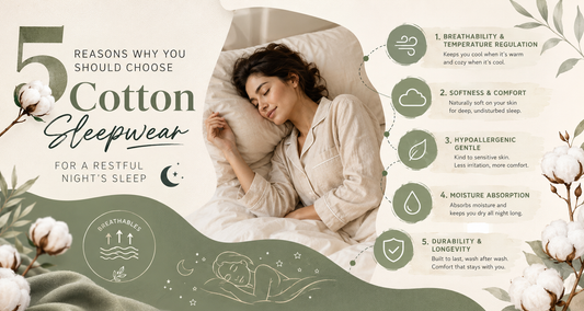 5 Reasons Why You Should Choose Cotton Sleepwear for a Restful Night's Sleep – BREATHABLES®
