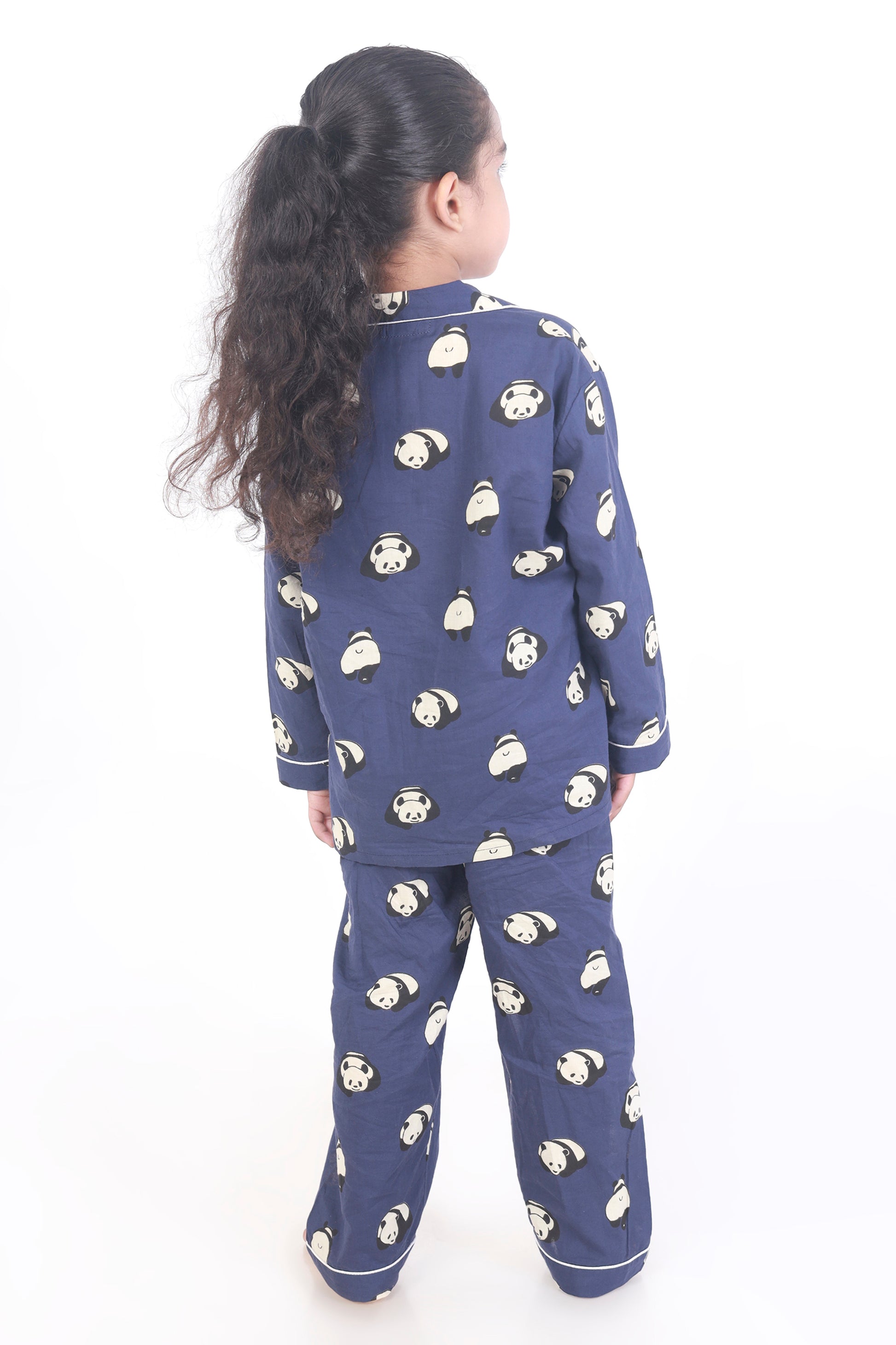 Blue Panda kids cotton shirt pajama nightsuit