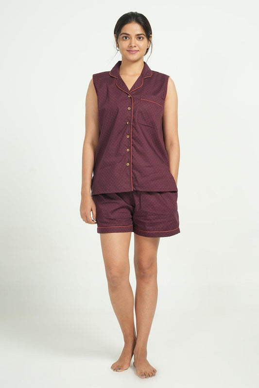 Rosemary Sleeveless Shorts Set - BREATH:ABLES