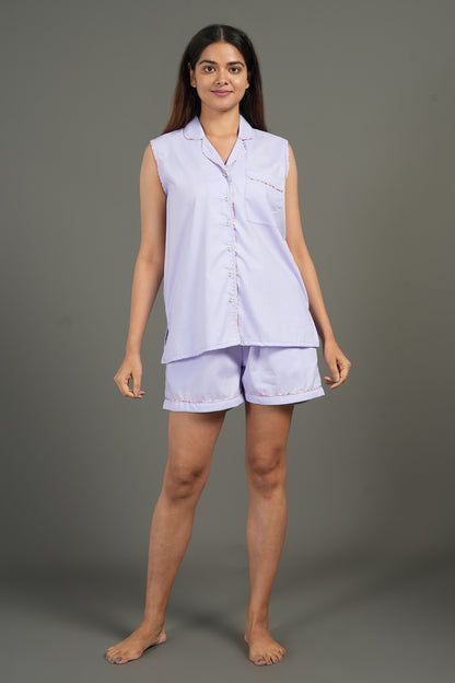 Shorts Set Combo - Lavender and Maroon ( Set of 2 ) - BREATH:ABLES