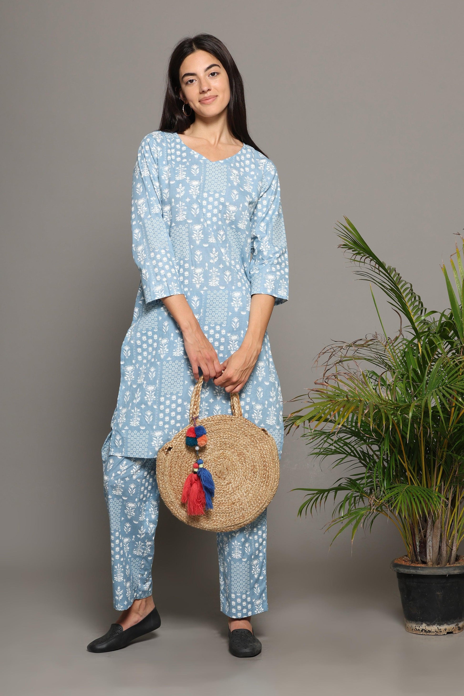 Bellerose Long Kurta Co-Ord Set - BREATH:ABLES