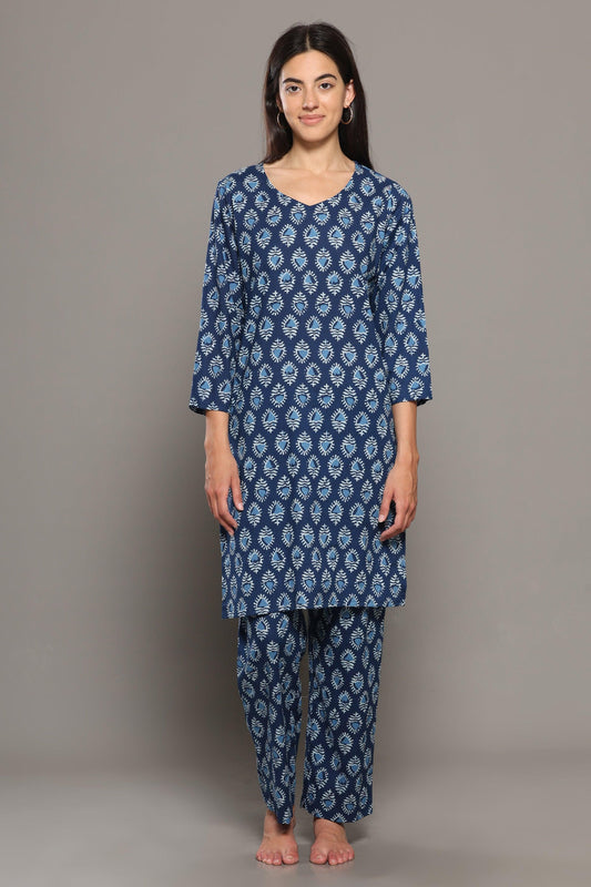 Bluebell Long Kurta Co-Ord Set - BREATH:ABLES