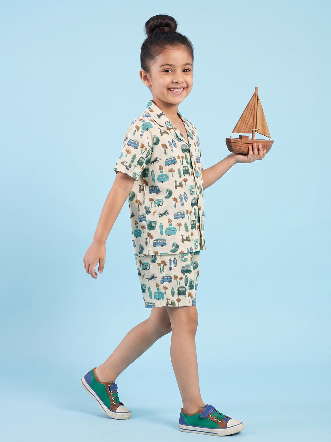 Side ways shorts set 