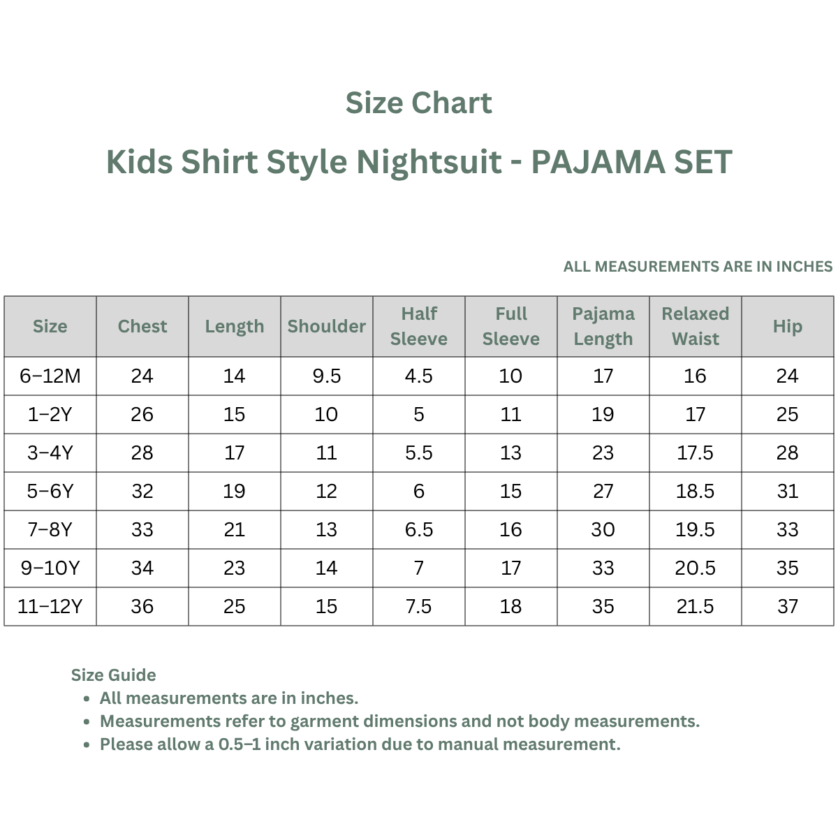 Kids Multicolour Checks Cotton Nightsuit Co-ord Set for Boys and Girls