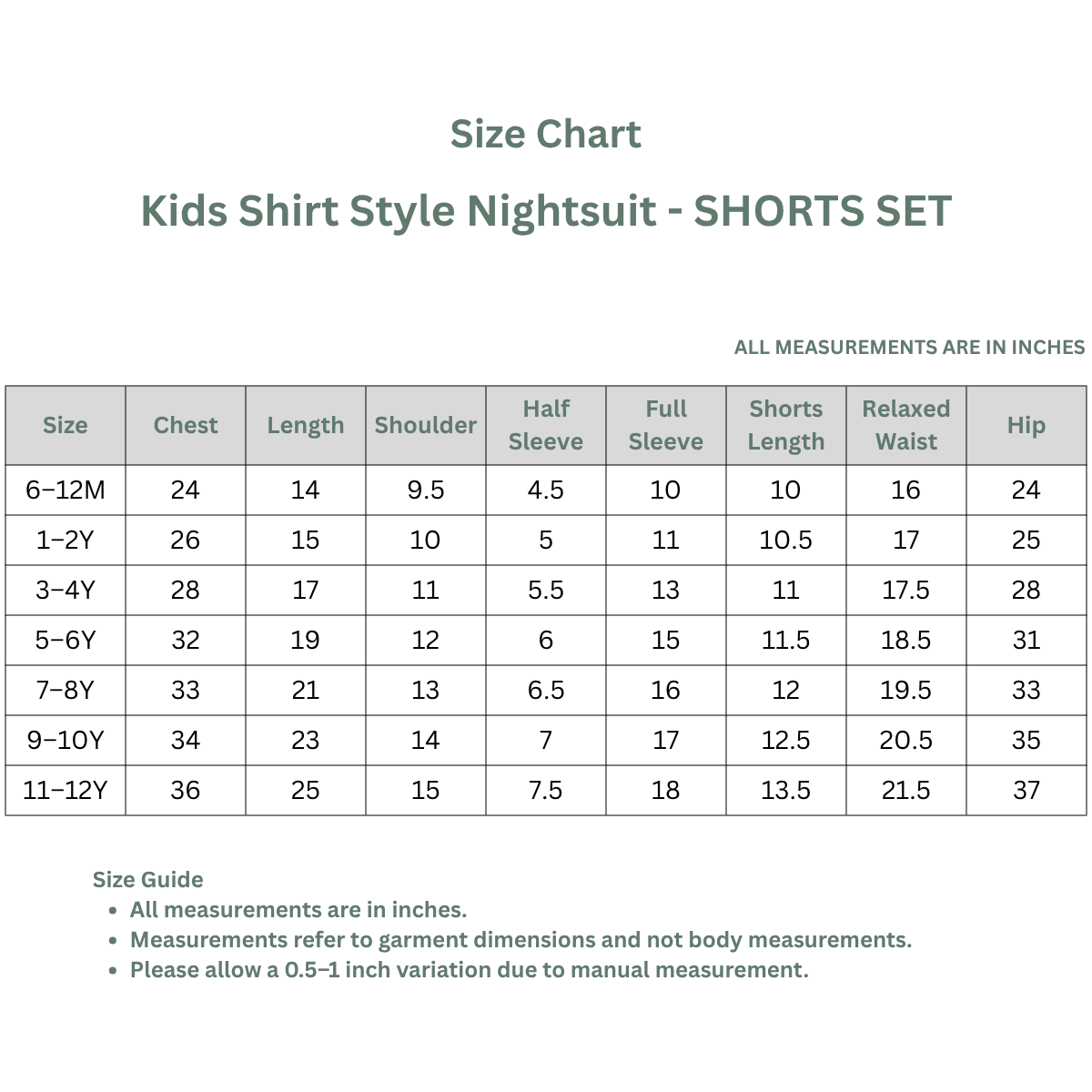 Kids Colourful Starfish Print Cotton Nightsuit Shorts Co-ord Set for Boys and Girls